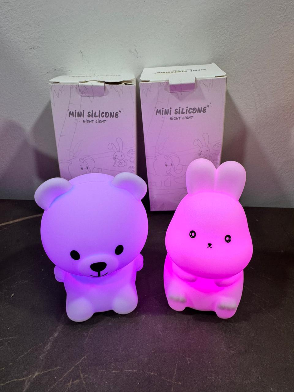 Peluche dormir bebe + Lampara Silicona
